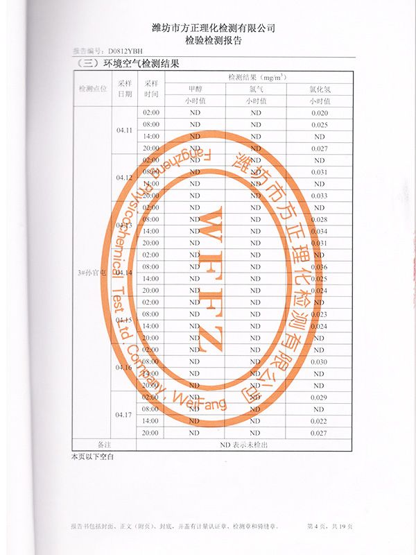 環(huán)境檢測(cè)報(bào)告