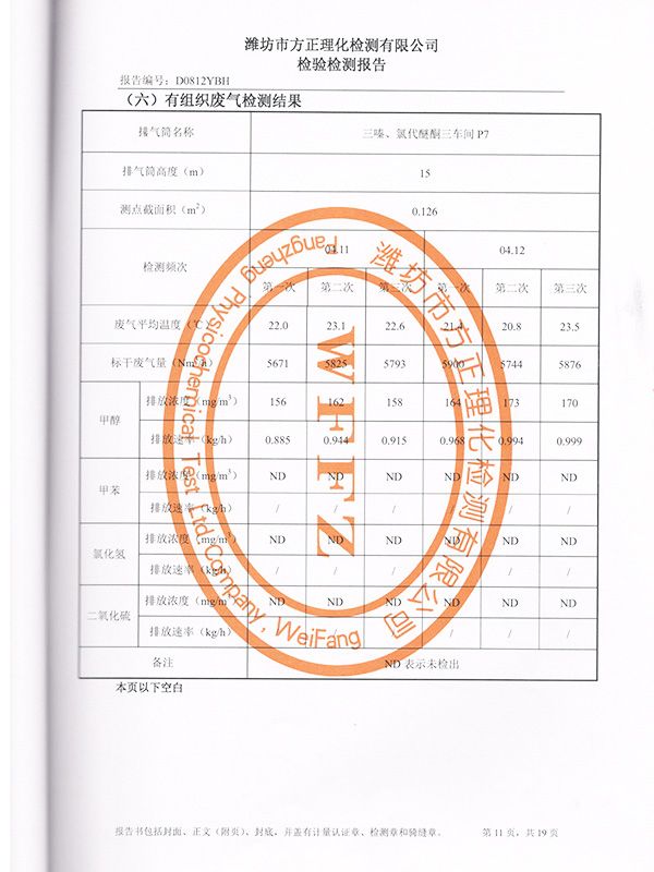 環(huán)境檢測(cè)報(bào)告